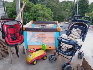 Apruva Playpen, Stroller & Baby Carrier/Car seat Bundle