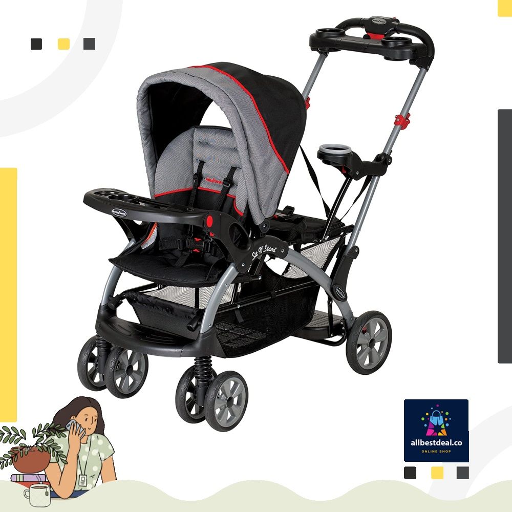 Baby trend sit and stand with graco car seat hotsell