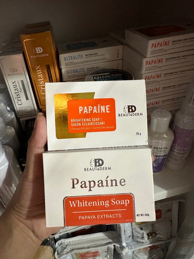 Beautederm Papaine soap (Category: Body Care) located in Pasay City. Submitted by beautedermpasay (Listing ID 1233593396, Image 1). Description: .