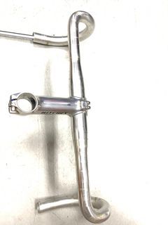 Bicycle Chrome Ritchey Stem and Chrome Drop Handlebar