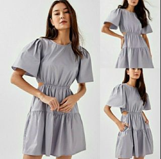 BIG size edition LOVE BONITO CUTOUT DRESS tiered, maternity, baju hamil, jumbo