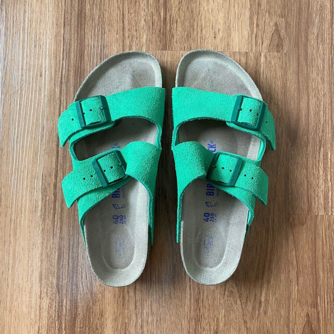 Emerald clearance green birkenstocks
