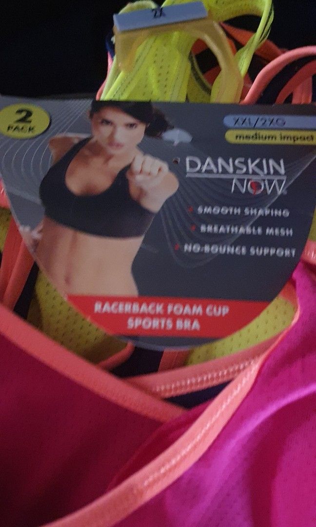 Brand new Danskin sports bra plus size, Women's Fashion, Activewear on  Carousell