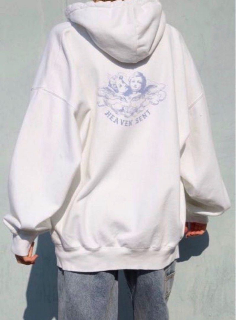 Brandy Melville Heaven Sent oversize angel jacket