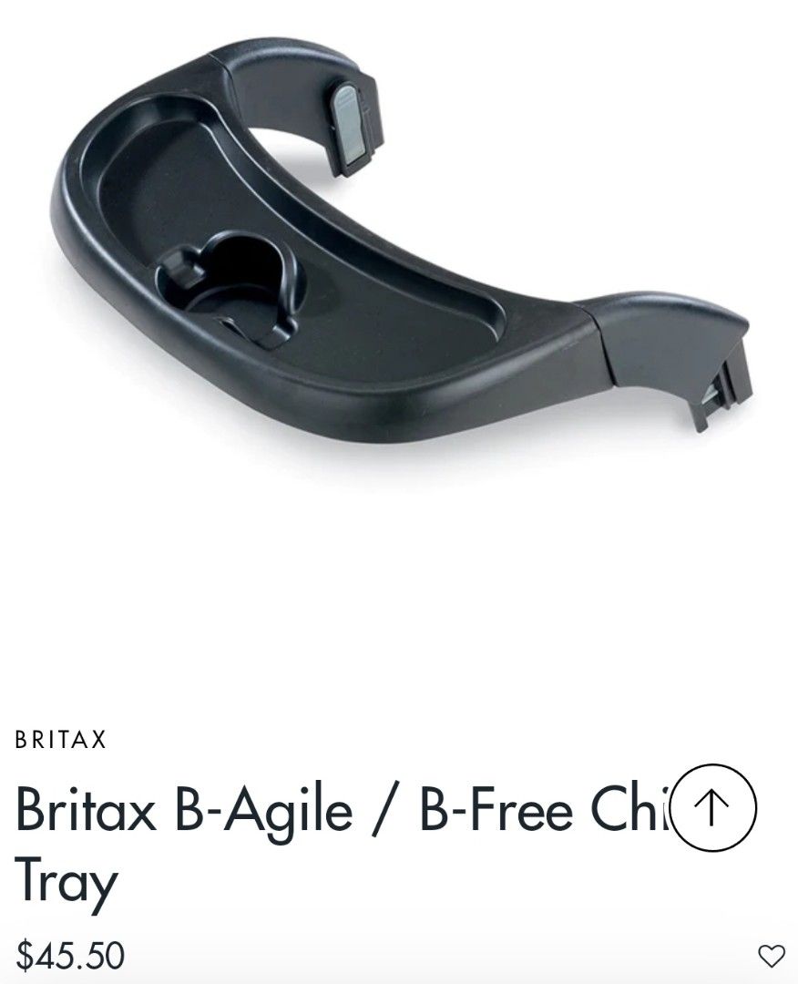 Britax b free tray on sale