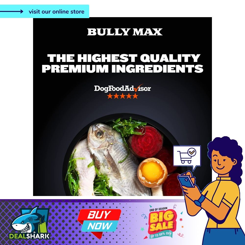 Bully max high performance sale super premium dog food