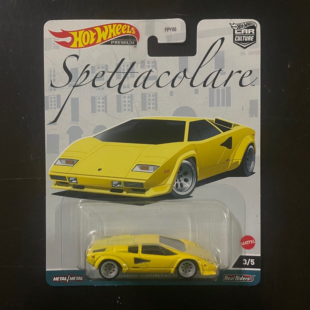 Hot Wheels Car Culture Spettacolare: LAMBORGHINI COUNTACH LP 5000 OV,  Hobbies  Toys, Toys  Games on Carousell