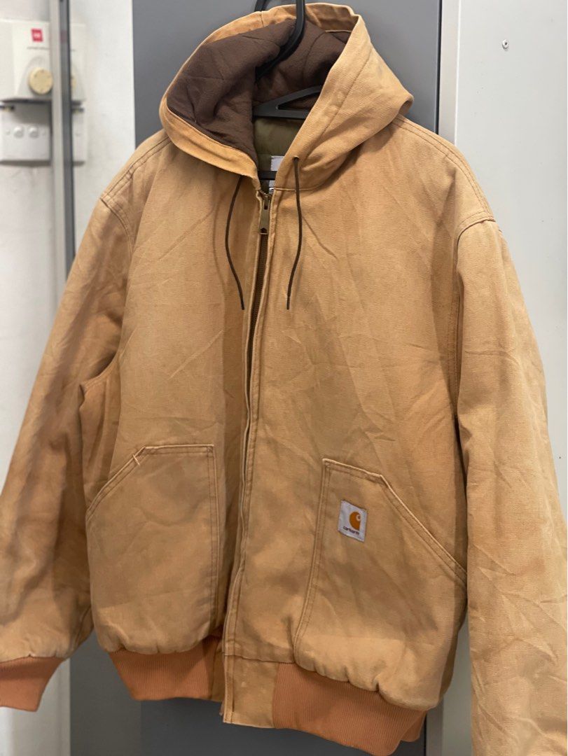 Tan on sale carhartt hoodie