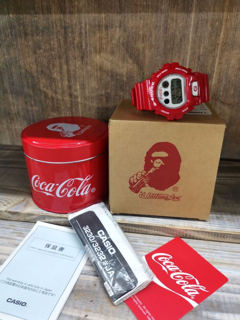 中古】G-SHOCK A BATHING APE×COCA-COLA 