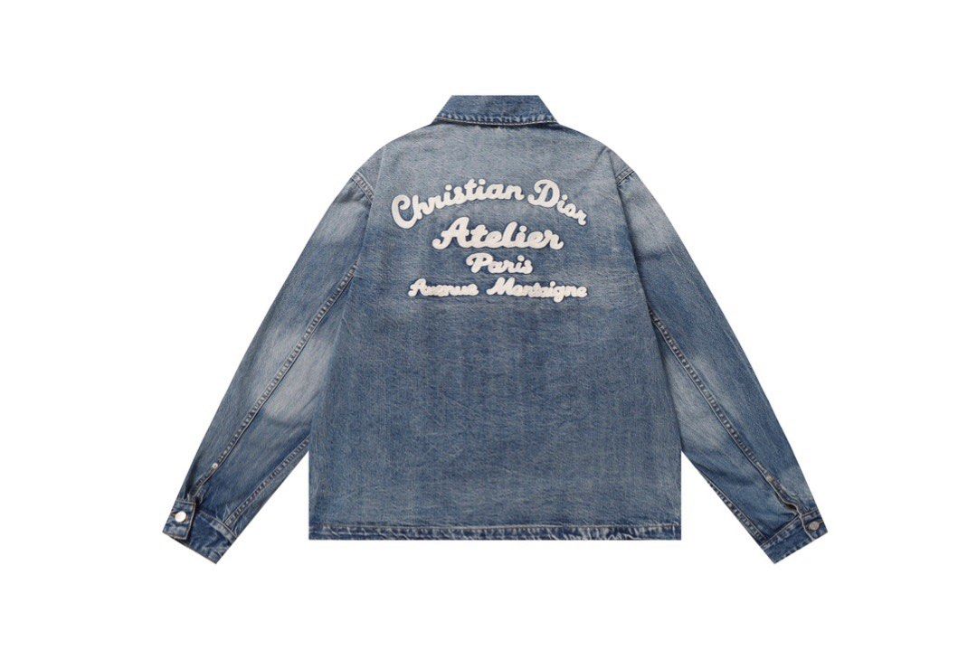 cd d1or atelier zipped denim jacket Men s Fashion Coats Jackets