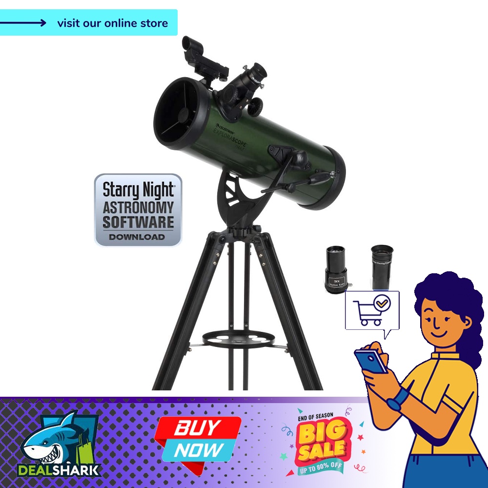 How to use celestron explorascope 114az sales