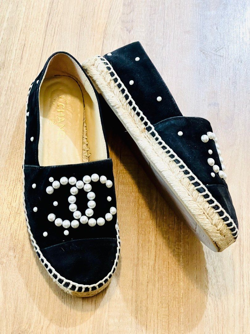 Chanel espadrilles Pearl CC