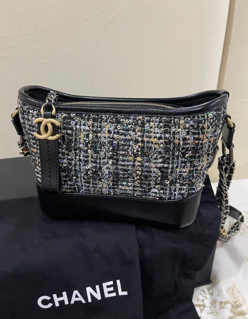 Chanel Navy Tweed Gabrielle Bag  Votre Luxe