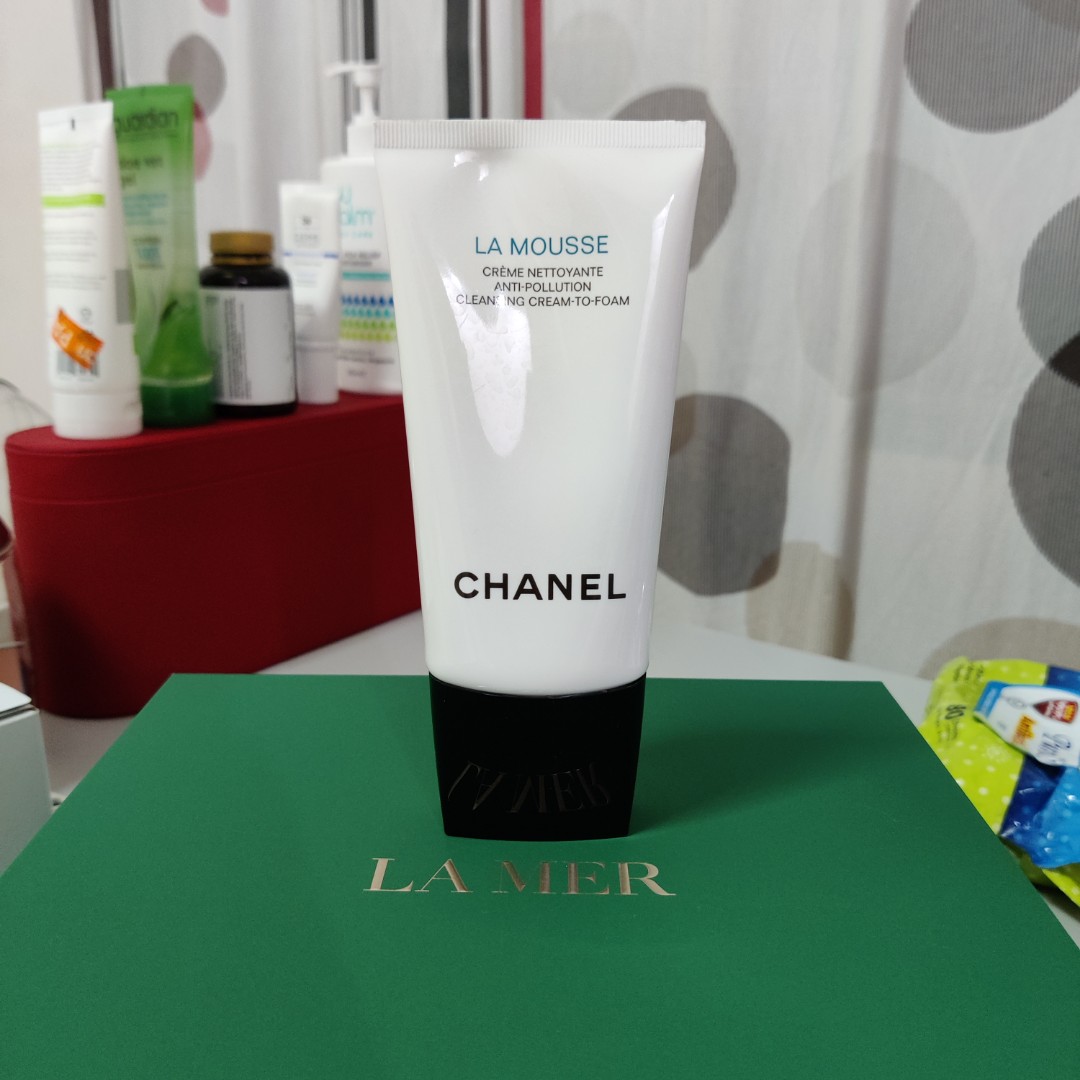 Chanel Skincare Haul & Review  L'eau Mousse Cleanser, SPF, Le