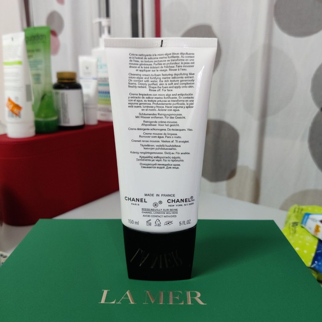 CHANEL LA MOUSSE ANTI-POLLUTION CLEANSING CREAM-TO-FOAM 150ML, Beauty &  Personal Care, Face, Face Care on Carousell