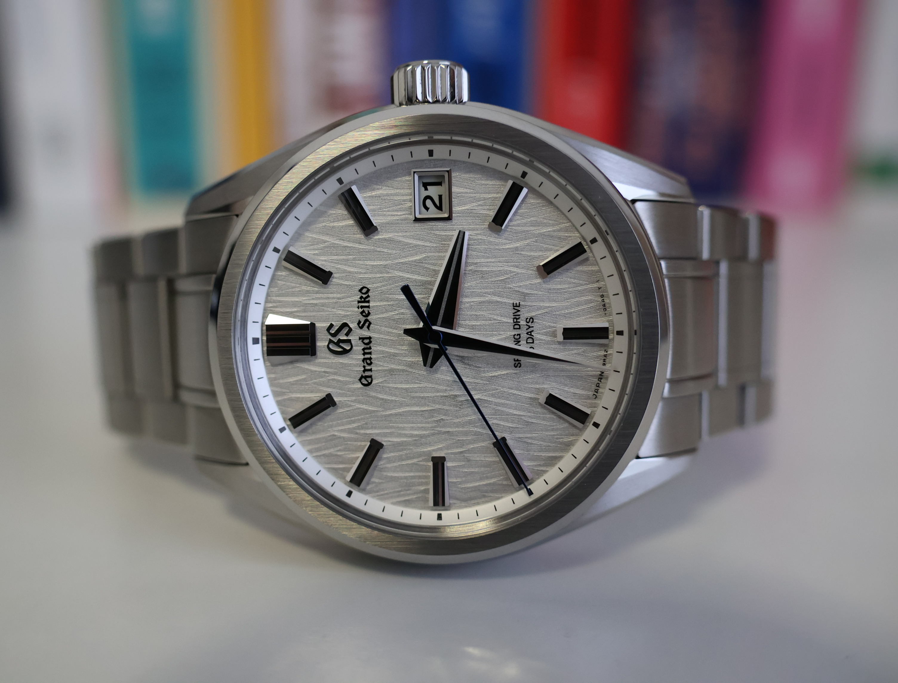 Cheapest Full Set Grand Seiko SLGA009 White Birch, Luxury, Watches on
