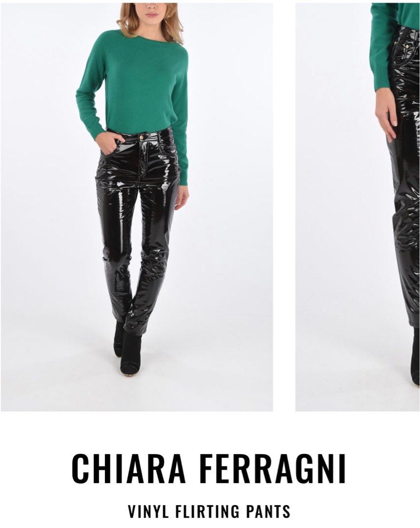 Chiara ferragni sales vinyl pants
