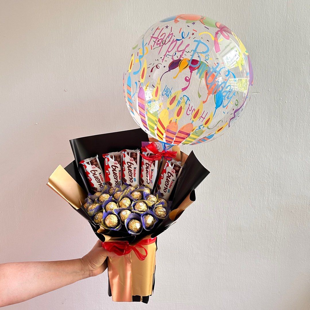 Chocolate bouquet rm30, Hobbies & Toys, Stationery & Craft, Occasions &  Party Supplies on Carousell