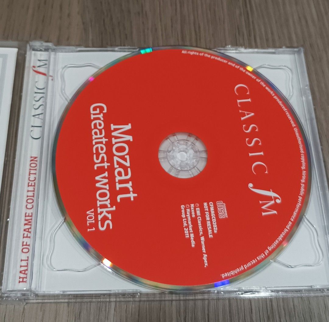 (Classical, 2CD) Mozart greatest works Vol 1 & 2, Hobbies & Toys, Music & Media, CDs & DVDs on
