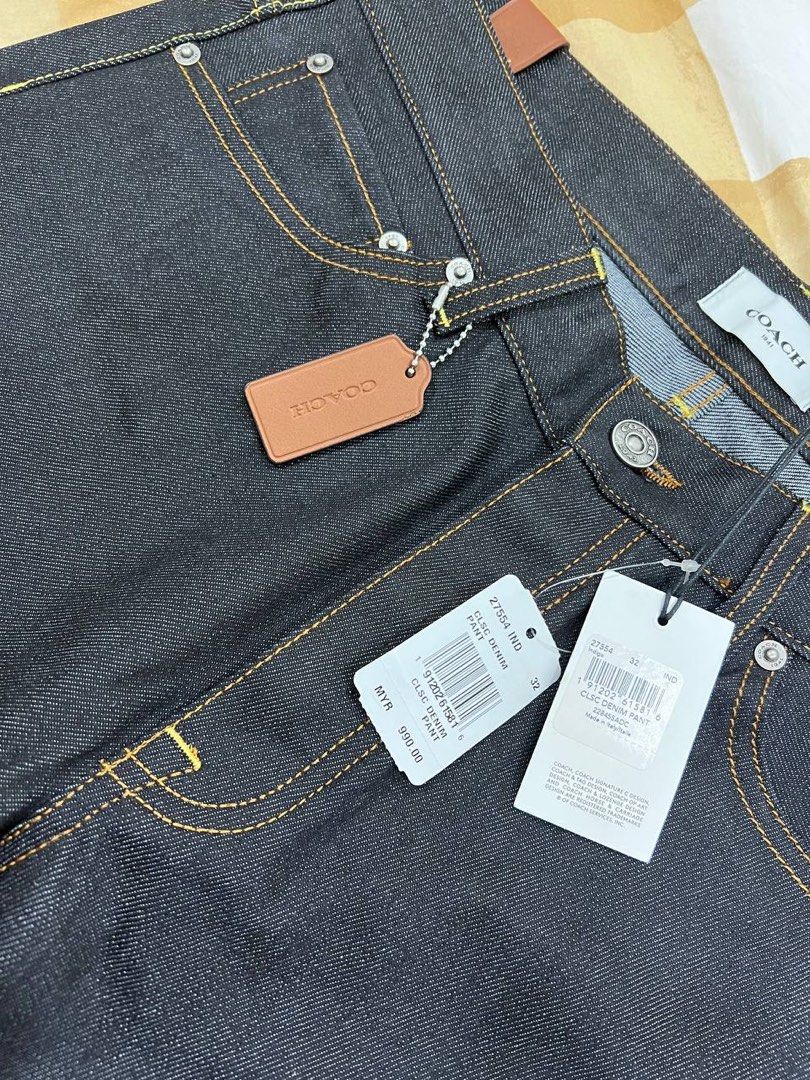 Coach Men Jeans, Men's Fashion, Bottoms, Jeans on Carousell