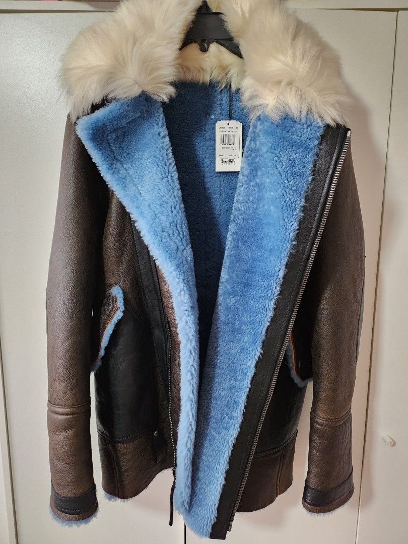 Coach Men s Sherling Aviator Jacket Men s Fashion Coats Jackets