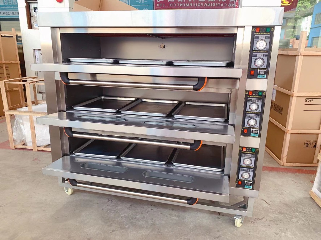 Commercial Heavy duty Electric Oven 3 layers oven with 9 plates ( EPA