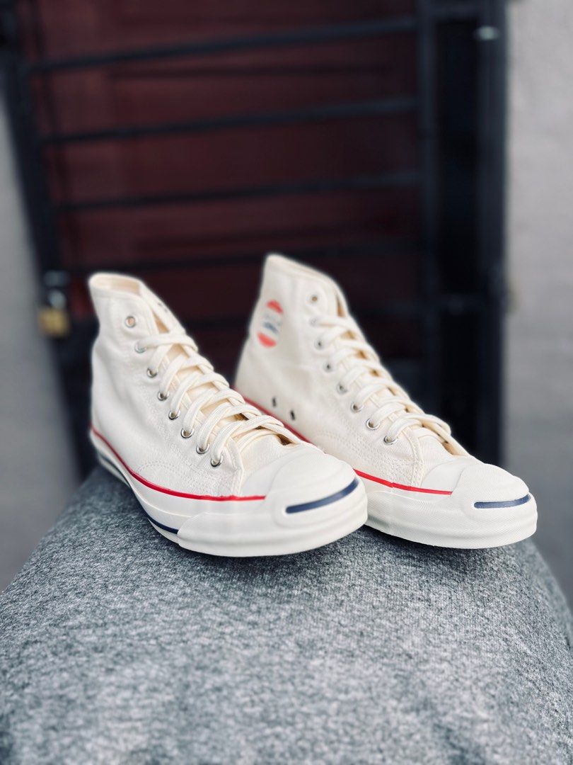 Jack purcell white on feet hot sale