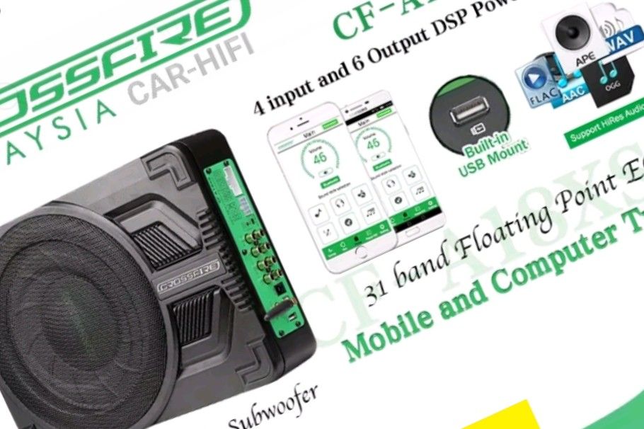 Crossfire subwoofer, Auto Accessories on Carousell