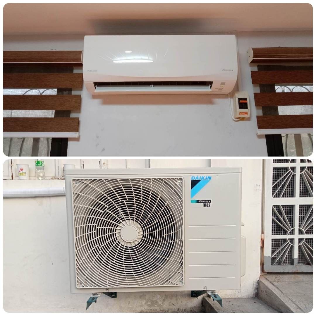 DAIKIN SPLIT TYPE AIR CONDITIONER FREE INSTALLATION 1ST 10FT, TV & Home