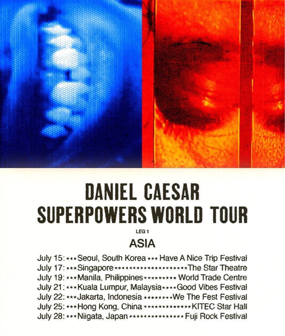 Daniel Caesar Live in Manila ticket (GOLD), Tickets & Vouchers, Event