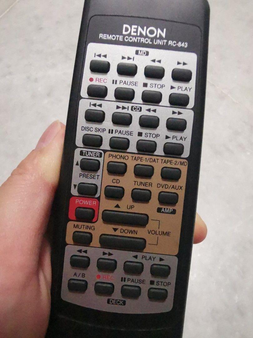 Denon Remote Control PMA-390 IV, Audio, Soundbars, Speakers