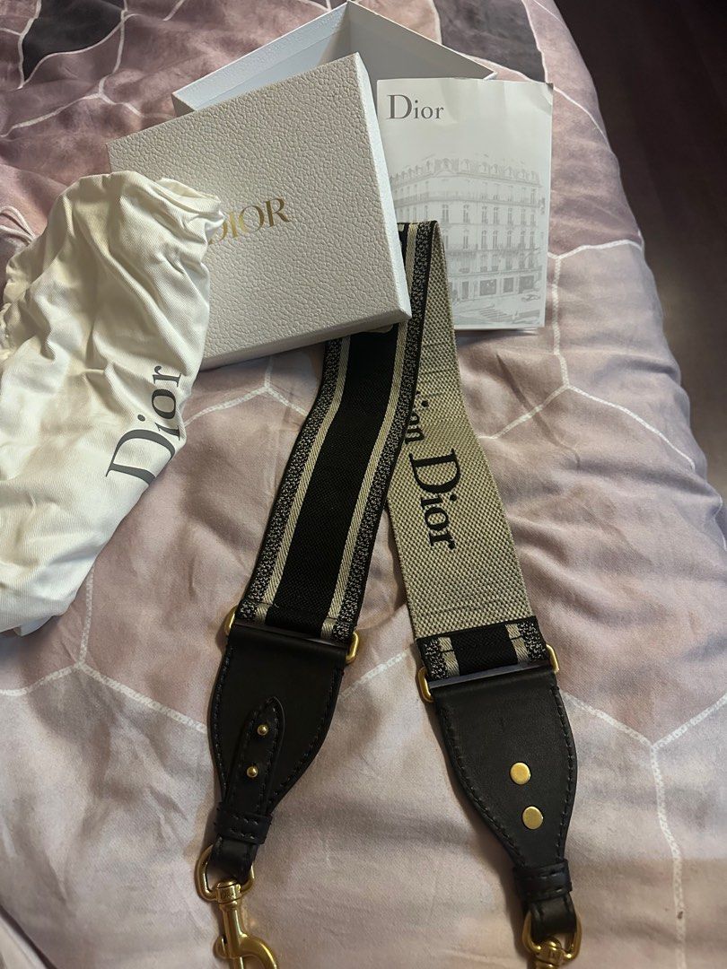 Dior bag strap Full set ( receipt , box and paper bag ), Luxury
