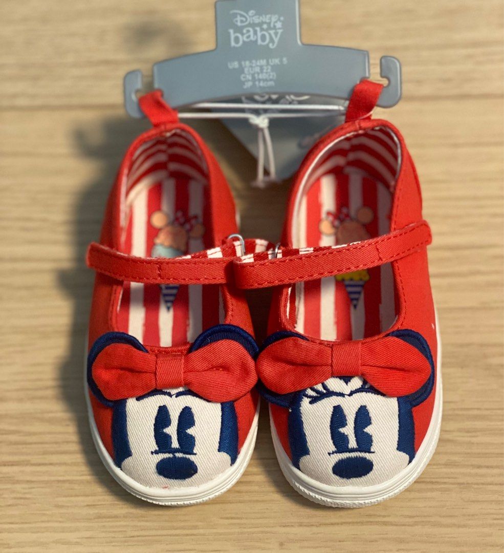 samtidig hierarki Konklusion Disney Mickey Baby Shoes UK5 / CN140 BB鞋, 兒童＆孕婦用品, 嬰兒及小童流行時尚- Carousell