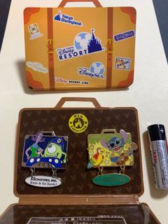 Disney pin collection - Stitch and Monster Inc. Mike