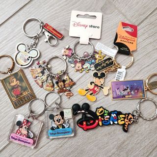 Disney Store Mickey Mouse and Friends Keychain lot of 9