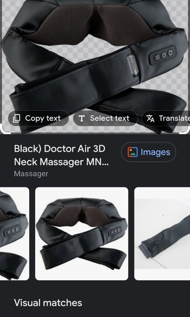 Doctor air 3d neck massager deals