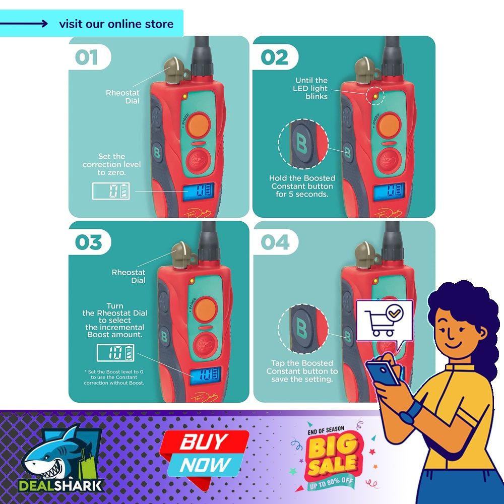 Dogtra ECollar Tom Davis 280C Dog Training Collar with Remote Boost N