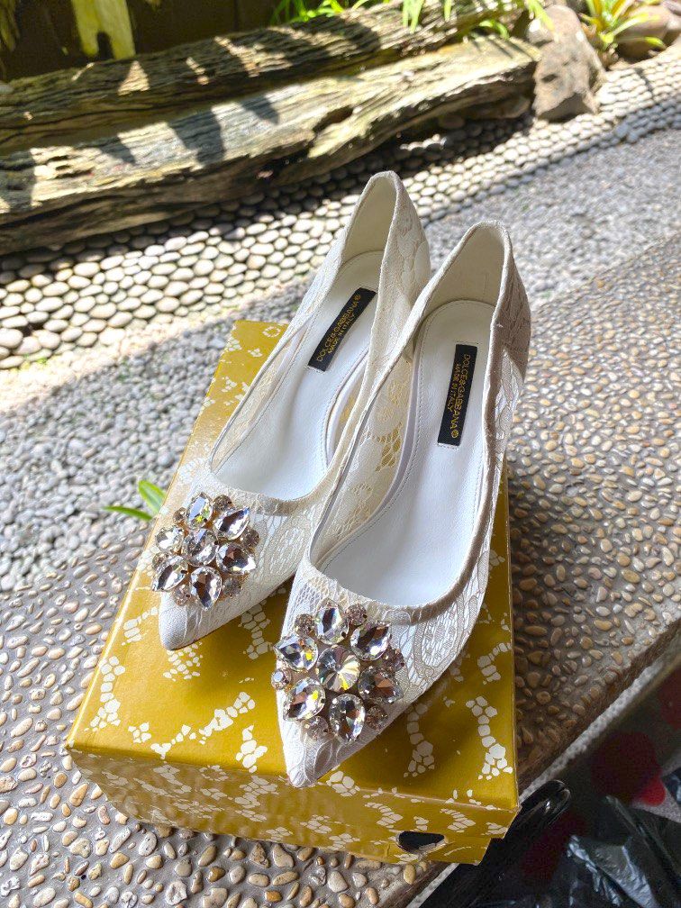 Dolce gabbana bridal shoes sale