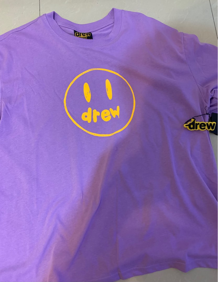 Drew house tee, 男裝, 上身及套裝, Tshirt、恤衫、有領衫 Carousell