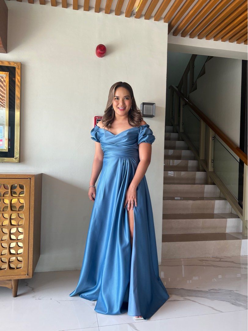 Duchess satin gown discount