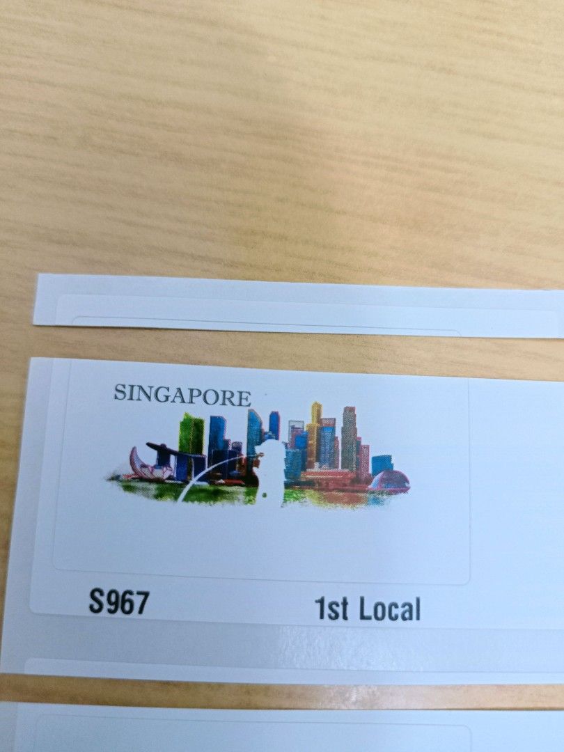 Error Stamp Prints Singapore Singpost Local Stamp Sam Skyline