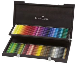 Faber Castell Polychromos 120 Pencil Wooden Box Set