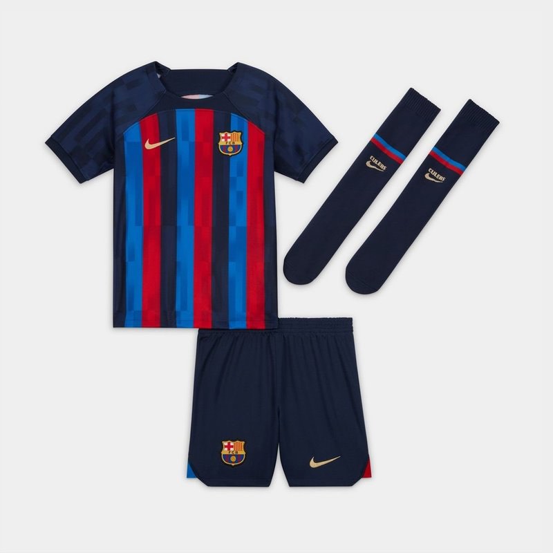 FC Barcelona Home Jersey, Babies & Kids, Babies & Kids Fashion on Carousell