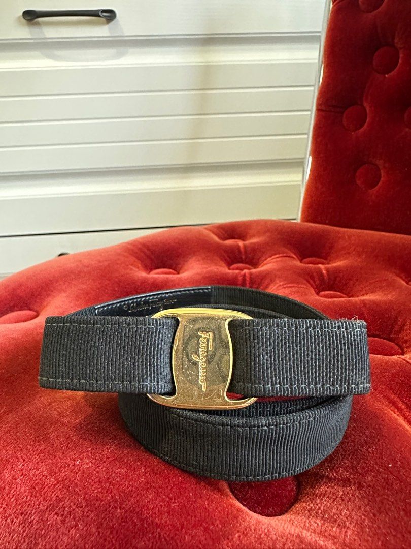 Ferragamo Signature Ribbon Belt, Luxury, Accessories on Carousell