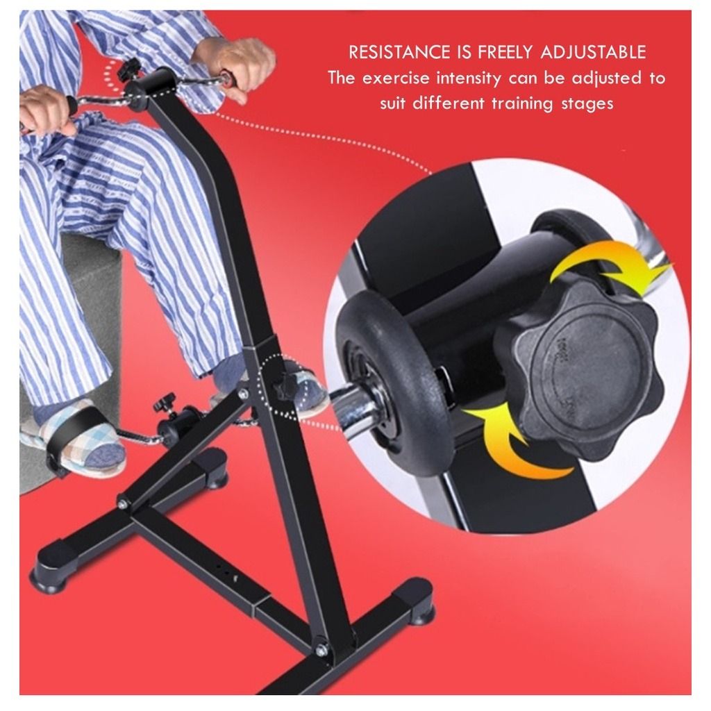 Foldable Pedal Exerciser Bike Fitness Bike Upper And Lower Limb