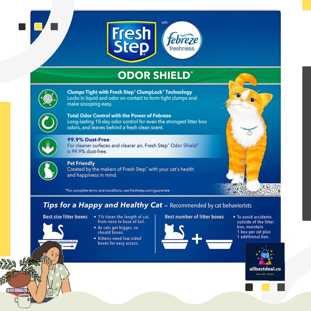 Fresh step odor shield clearance