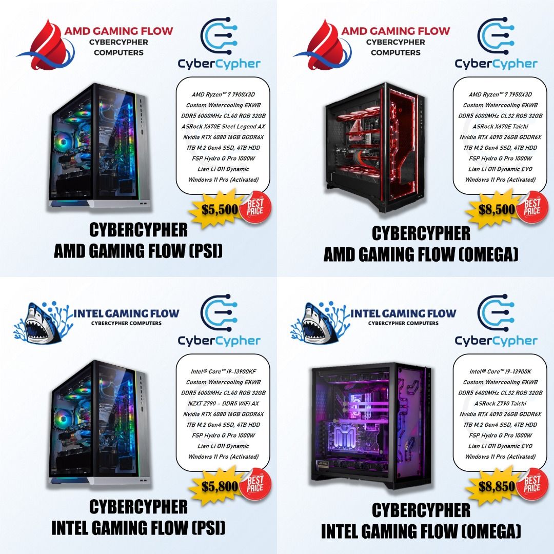 Gaming Desktop - AMD Gaming (Alpha) [AMD Ryzen 7 7800X3D, RX 7900 XTX ...