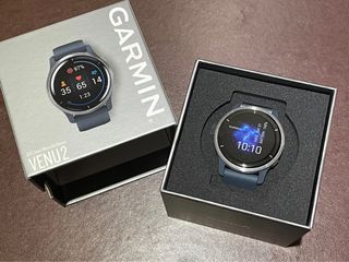 Garmin Venu 2 Amoled  GPS智慧手錶(花崗岩藍)