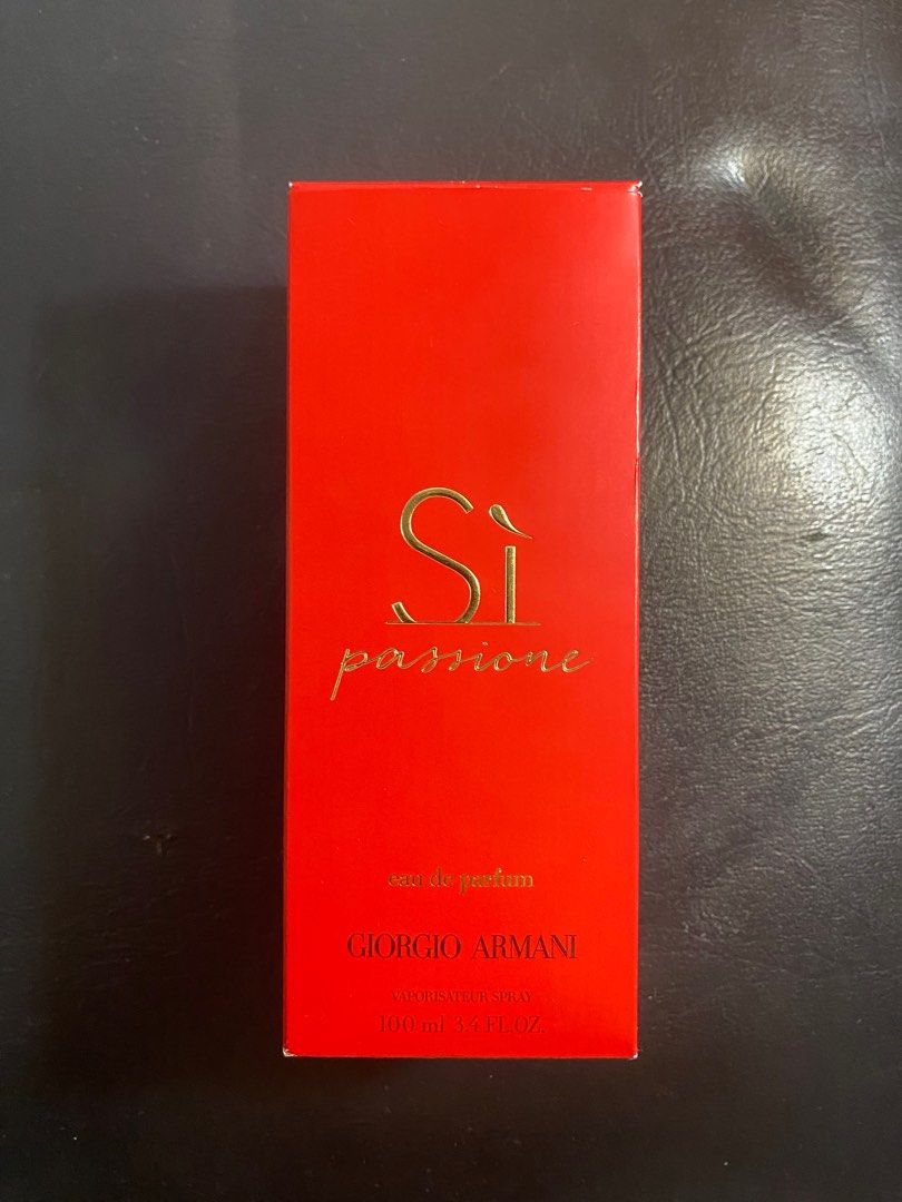 100ml Armani Si Passione Eau De Parfum Spray, Beauty & Personal