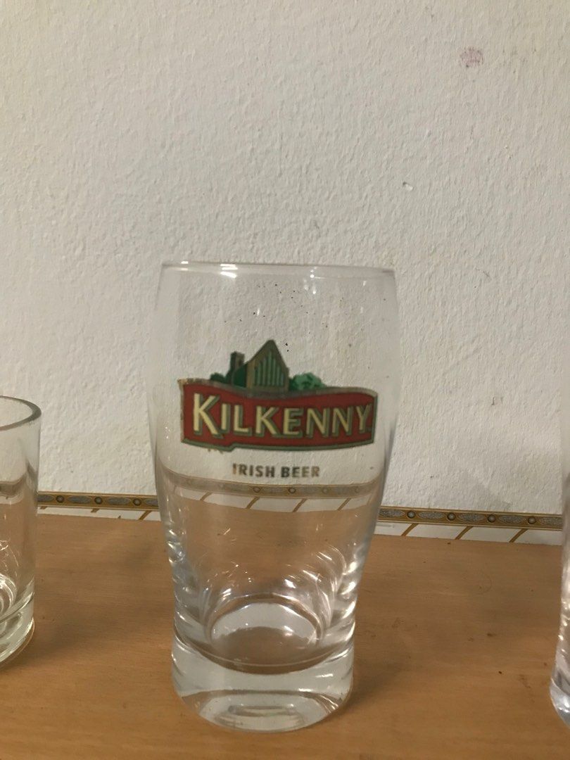 Glassware Heineken/Tiger/Guinness/Kilkenny, Hobbies & Toys